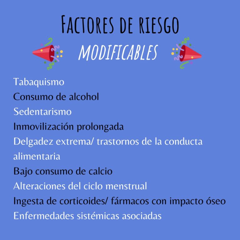 Factores de Riesgo- Modificables